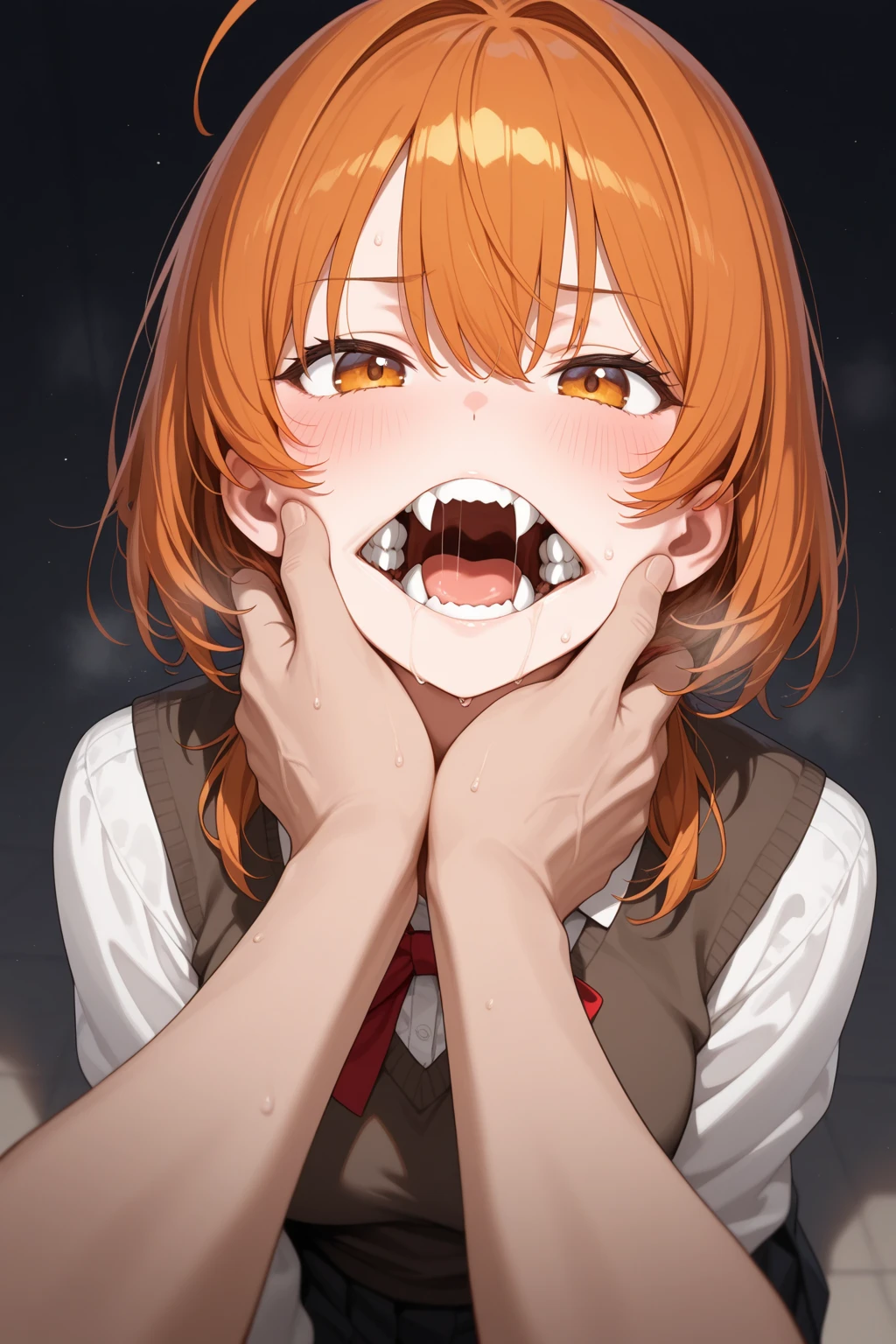 score_9, score_8_up, score_7_up, blow job, source_anime, sex, small penis, cum penis, cum shot in penis, small breasts, 1 boy, 1 girl, blowjob, Concept - better cheek pinching and mouth pull, Sui - Tsundere Elf- Suzail Gierger Zegalnelv Zegilrea Granzelga Elga - Uncle from Another World