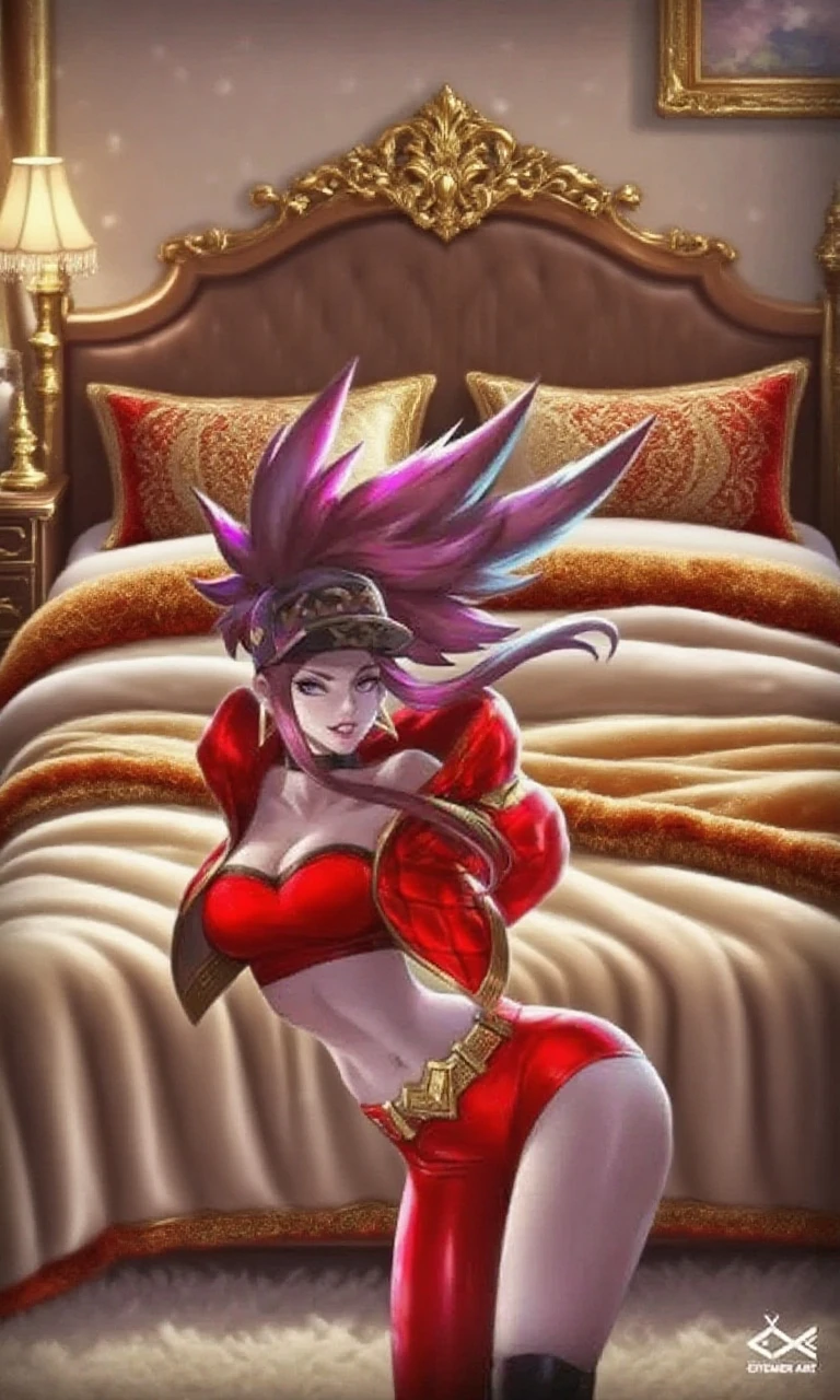 score_9, score_8_up, score_7_up, 1girl,,two_side_up,solo,large_breasts,highres,nicole_demara,1girl,hair_ribbon,crop_top,looking_at_viewer, full_body,looking at viewer,,masterpiece,best quality,absurdres,newest,higher
