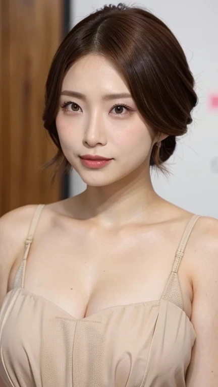 ((55 years oldのセクシーな女性)), (Japanese Mature, 55 years oldの女性はセクシー), (55 years old:1.2), (Wrinkles around the eyes:1.2), (((Wrinkles around the eyes))),  (Wrinkles around the eyes:1.2), One beautiful mature woman、((Highest quality、Tabletop、8K、Best image quality、Award-winning works))、Look at me and smile、(Cleavage:1.1)、(Big Breasts:1.1)、bra, Panties, 
Spectacular Cinema Lighting、(Romantic affection:1.2)、(The most romantic and moody atmosphere:1.2)、Glowing Beautiful Skin、(Accurate anatomy:1.1)、Ultra-high definition beauty face、Long eyelashes、Natural Makeup、Ultra HD Hair、Ultra-high resolution eyes、(超高解像度でGlowing Beautiful Skin:1.1)、Ultra-high quality glossy lips、Glowing Beautiful Skin