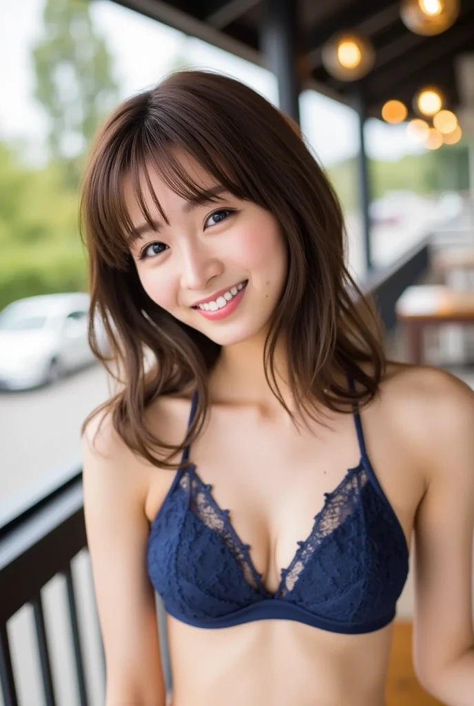 (8k、RAW photo、superlative、masterpiece:1.2)、(genuine、フォトgenuine:1.37)、Super detailed、ultra high resolution、girl、1 person、eyes that look at the beholder、Beautiful face in every detail、smile、narrow、 (thin waist):1.3)、Fine and beautiful skin、skin texture、fluttering hair、professional lighting、as a whole human body、light blue translucent lace underwear、micro bikini、cleavage、Children'my room、bed、no makeup、shortcut、Odango hairstyle、G cup、幸せそうなsmile、16 years old、おNavel exposure、Navel exposure、Pose that emphasizes the chest、chest、大きなchest、Slightly chubby body type、chestに白い液体が付いている、body is wet、soaking wet、bathing