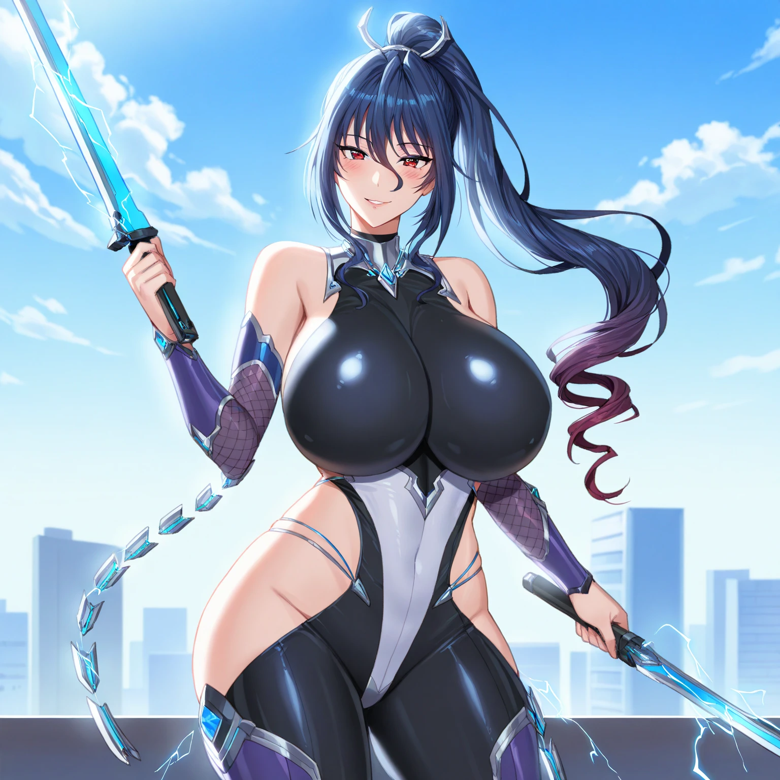 uma mulher com uma roupa roxa segurando uma espada e uma espada, Psylocke, Katana zero video game character, nico robin, retrato ninja gaiden garota, girl of the zodiac knights, fofosexyrobutts, personagem de jogo de luta, Juri Misaki, artgerm extremamente detalhado, esgrimista de anime, Katana, sharp silver armor fuchsia skin