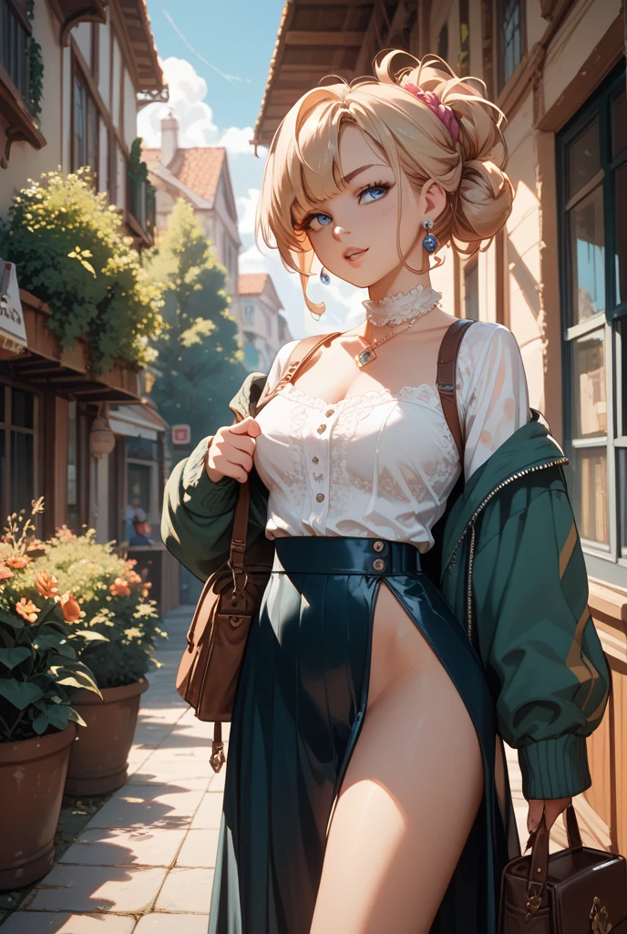 (highest qualityr)), ((obra maestra)),、Resultado del tono、mujer adulta、 ((Tiro de panty:1.5))、En pie　piernas abiertas、lift skirt 、rubio、ojos verdes、(Cum en desbordamientos :1.5)、 small  boobs、sobbing tears、(tanga:1.0)、 Rodillas altas　Blanco、(semen en vaginal:1.3)、semen en la boca、(Underboob,show off nipple:1.0)、muchos estudiantes alrededor、 Enfoque bajo vista、NSFW, realista, Obra maestra, VERY crowded subway train interior detailed scenario, VERY crowded subway train interior detailed background, Mini falda sexy, (fear expression), cara sonrojada, Attractive man groped the woman 1 from behind,(((Hombre atractivo presionyo su pecho sobre la mujer 1 espalda))) y (((holding her waist behind her)))