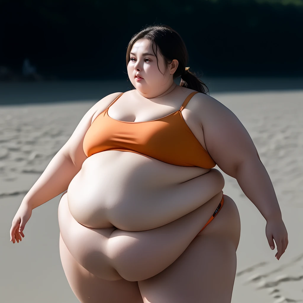 Extremely ultra morbidly obese fat body - Rihanna-Extremely ultra morbidly obese very round fat belly-Extremely ultra morbidly obese fat face-Extremely ultra morbidly obese fat arms-Extremely ultra morbidly obese fat legs-Extremely ultra Morbidly obese fat hands-Extremely ultra morbidly obese Feets-Beach-Gigantic enormous round belly-red Baywatch swimsuit