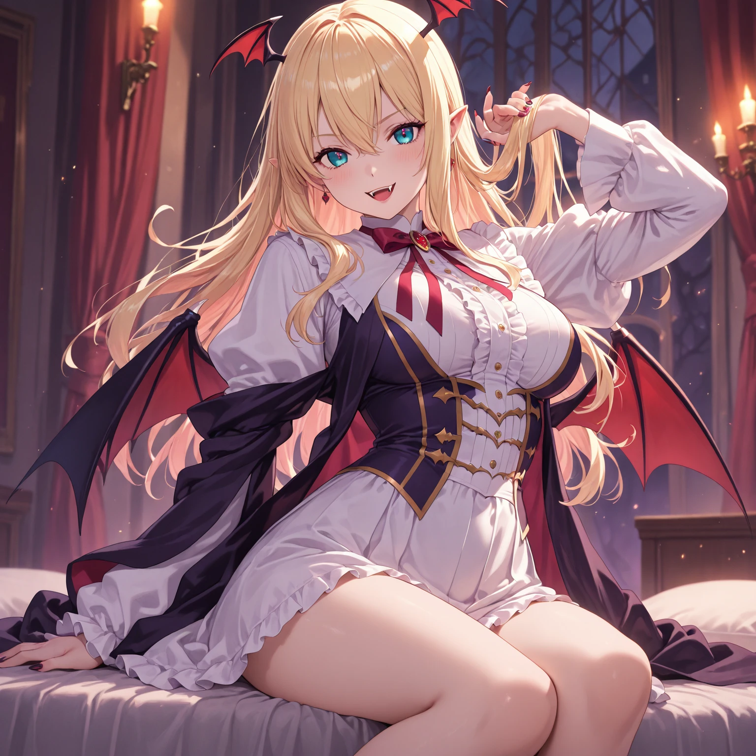 (masterpiece),(Highest quality),(Super detailed),(Best illustrations),(Best Shadow),(Absurd),(Detailed Background),(so beautiful)Bradamante, 16K, 8K, 4K,(Best Shadow), (so beautiful), One person, alone, , , , (detailed beautiful eyes), Big Breasts, Blonde, , Oculogyric crisis, , , Perfect figure, , paw pose, Arched back, , , orgasm, afterglow, erotic smile, , , Open your mouth languidly, , Sexy posture, dynamic pose, , cross-eyed, rolling eyes, , water eyes, tears, Ass fetish, tongue out, , , , saliva trail, , shiny skin, , , , , torogao, ahegao, BREAK, , Dramatic lighting, , Psychedelic Background, night, , , Torrent of Light, mysterious, spoken heart,, arms behind head, squatting, , female masturbation
