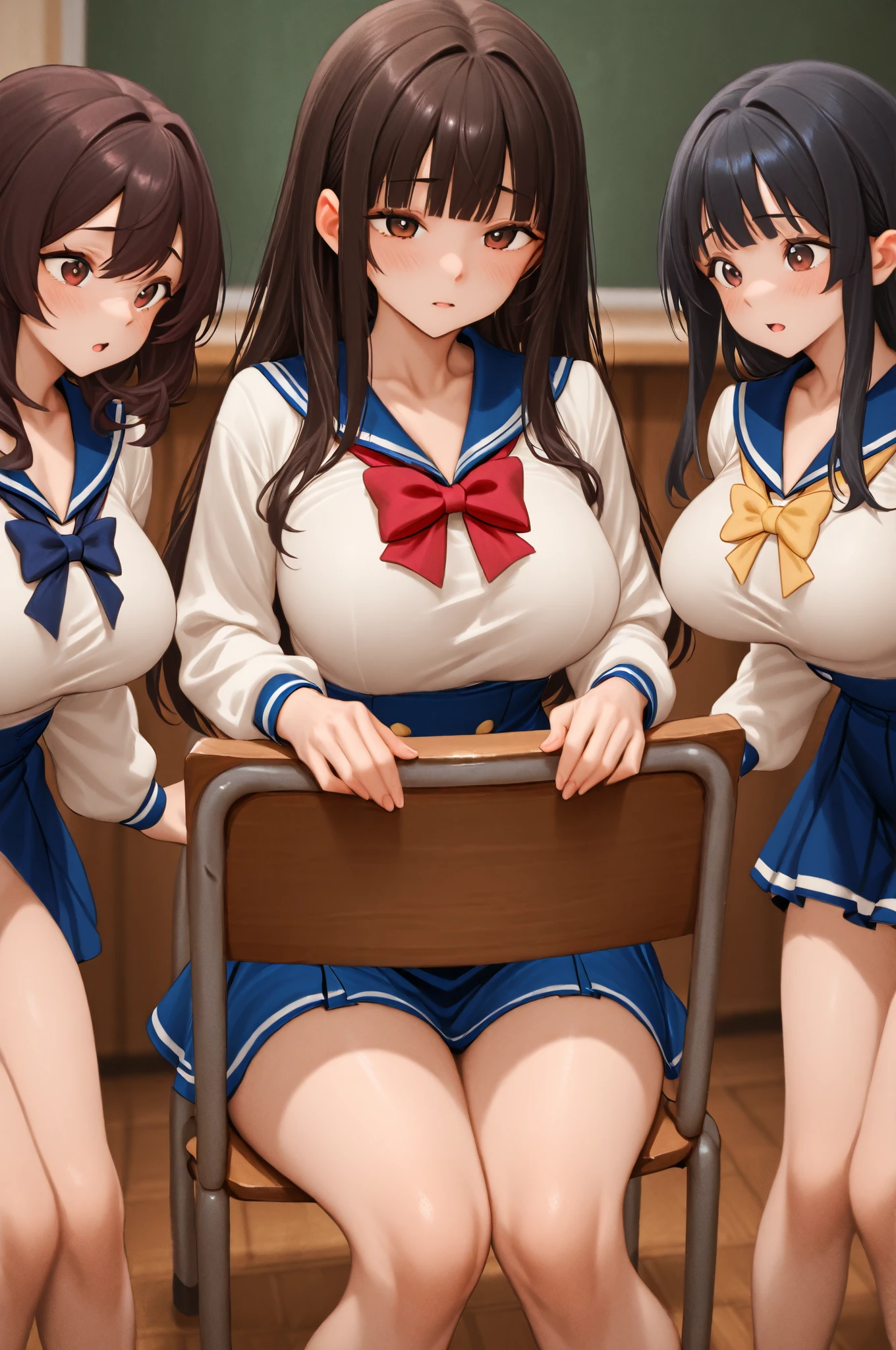 (Five Girls)、(Short girls)、(2 years old)、(Super big breasts squirting breast milk)、(Thick thighs)、(Big Ass)、(Classroom with a blackboard)、(Brown Skin)、(Cute Smile)、(Sparkling eyes)、(Tiny Micro Bikini)、(Squat)、(Leg spread)、(Carry a school bag)、(Striped knee-high socks)、(Best lighting)、{{{Browsing Caution}}}、{{{masterpiece}}}, {{{Highest quality}}}, {{ultra-detailed}}, {{shape}}, {{{Very delicate and beautiful}}},{{extremely detailed CG}}、{{unity 8k portrait}}、{{Fabric Shading}}、{{super detailed skin}}、{{Perfect Anatomy}}、{{detailed}}、{{Dynamic Lighting}}、{{{beautiful detailed eyes}}}、{{{beautiful detailed Face}}}、(Perfect Legs)、(Perfect breasts)、(Perfect pose)、(Perfect body)