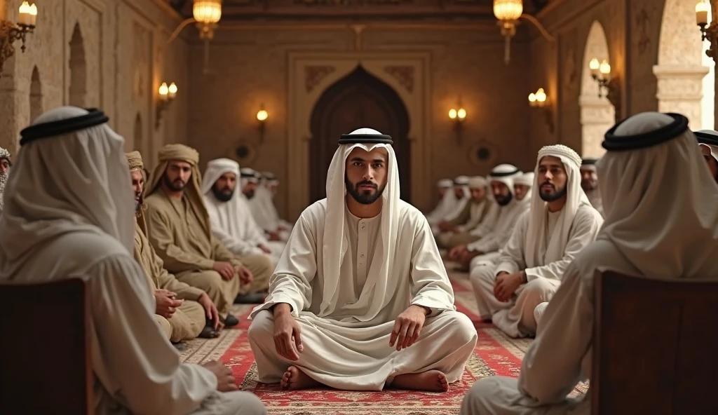 Rich Arab men rolling in wealth