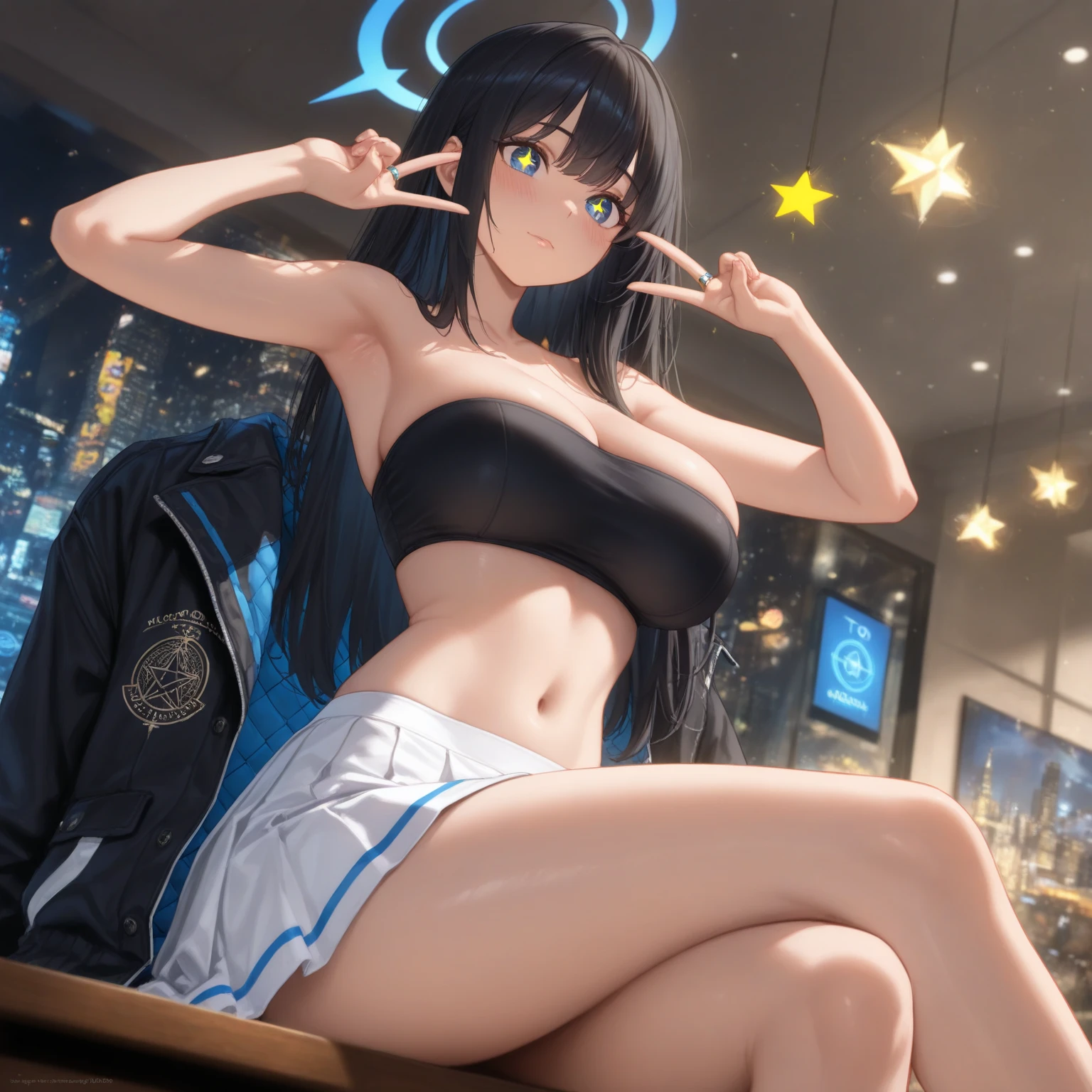 (masterpiece), best quality, extremely detailed, ultra-detailed, illustration, anime, nsfw,1girl, (young), (embarrassed, trance, smile:1.2), long hair, <lora:swimtan:0.7> (one-piece tan), swimtan, (dark skin:1.2),(((completely nude, sweats))),rabbit ears, close-up face, drooling, lying on floor spread legs m legs,
(((casino in background, crowd, audiences))),