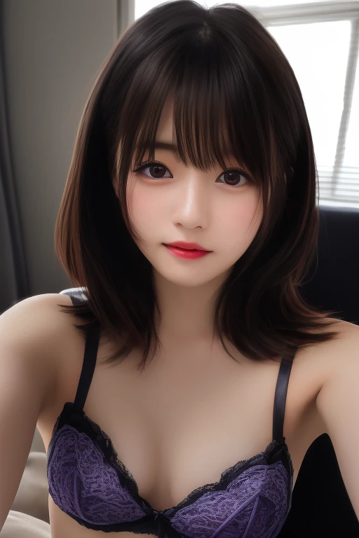 Highest quality, masterpiece, Ultra-high resolution, (Realistic:1.2), One girl, (Detailed face:1.2), (Detailed eyes:1.2), (Detailed Hair:1.2), (Detailed clothing:1.2), 4K,((Natural big breasts:1.2)) ,((Upper Body))
