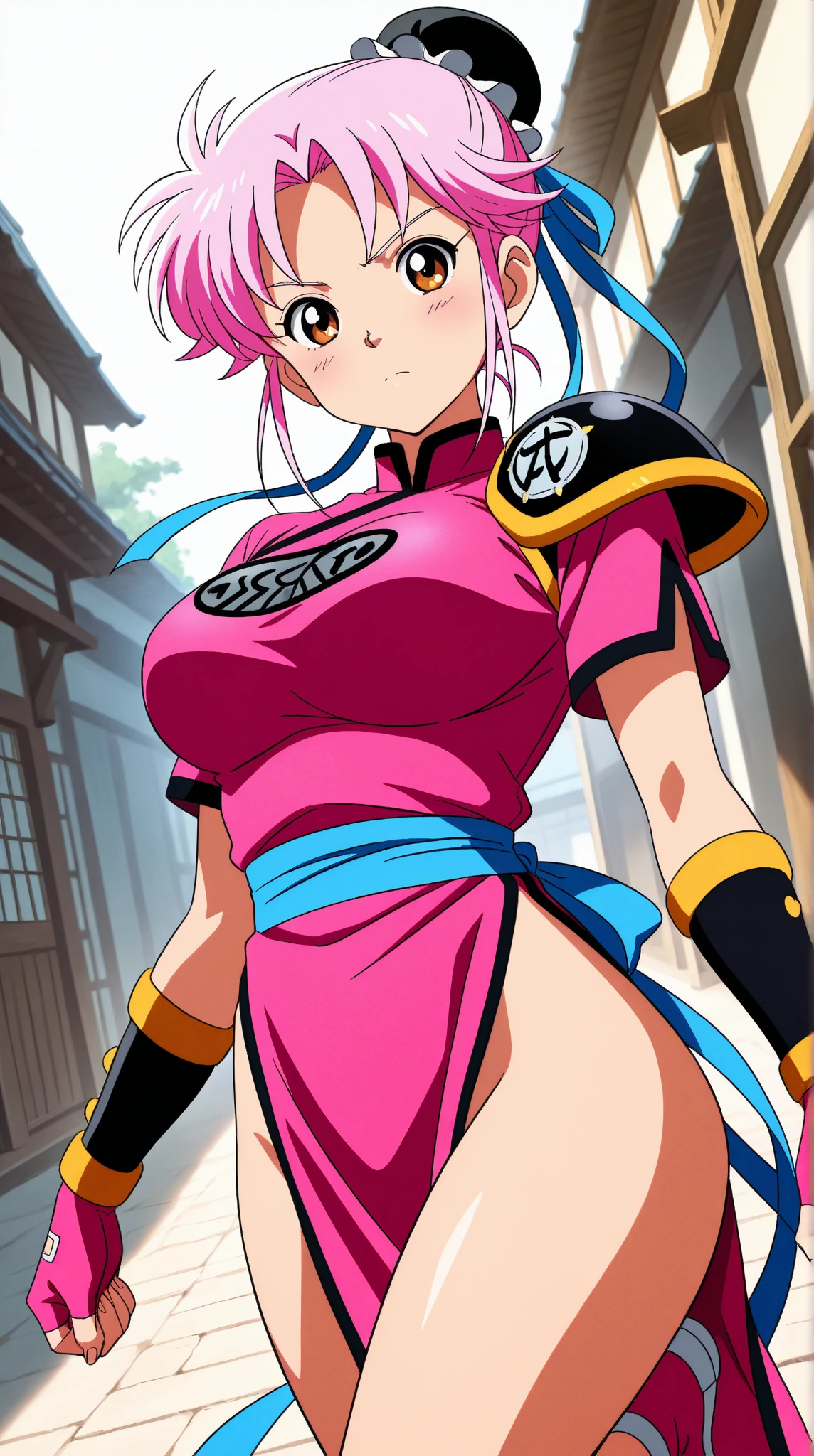 masterpiece, highest quality, super detailed, 超High resolution, realistic, 4k, 8K, highest quality, masterpiece, best image quality, Super detailed, 超High resolution, realistic描写, anime, comics, masterpiece, highest quality, High resolution, dragon questマアム, dragon quest, dear, 1 girl, alone, (huge tit, You can see the shape of the nipple, sexy panties, short hair, pink hair, parted bang, Good cover,:1.1, fingerless gloves, pink gloves, torn Chinese clothes:1.25, torn pink dress:1.25, ribbon, knee high boots), cowboy shot, Bedroom, spread your legs, panty shot, dig into underwear, (from below:1.5), panty shot, realistic skin, shiny skin, shiny skin, sweaty feet, skirt up, white panties, highly detailed face, perfect sentence, Detailed CG, (perfect hands, perfect anatomy), (embarrassed look:1.5),