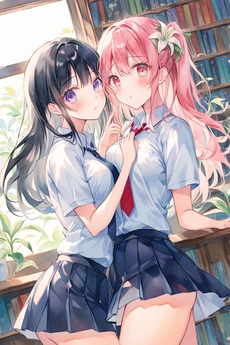 (masterpiece:1.3, top-quality, ultra high res, ultra detailed), (realistic, photorealistic:1.4), beautiful illustration, wearing knit sweater & miniskirt, (Flirtingly lifting her skirt to show her panties:1.3),perfect lighting, natural lighting, colorful, depth of fields, surrealism, (embarrassed,blush:1.3),
beautiful detailed hair, beautiful detailed face, beautiful detailed eyes, beautiful clavicle, beautiful body, beautiful chest, beautiful thigh, beautiful legs, beautiful fingers, shiny skin,
looking at viewer, 1 girl, japanese, high school girl, (perfect anatomy, anatomically correct, super detailed skin), cute and symmetrical face, babyface, perfect face, perfect eyes,
(middle hair, two side up, pink hair), crossed bangs, purple eyes, drooping eyes, big eyes, long eyelashes, (large breasts, seductive thighs, skindentation), slender, outstanding style,
((detailed cloth texture, white collared shirt, blue pleated skirt, dark red neck ribbon), black thigh-highs, loafer),
(beautiful scenery), late afternoon,hands on chest, (lovely smile, upper eyes, open mouth small),