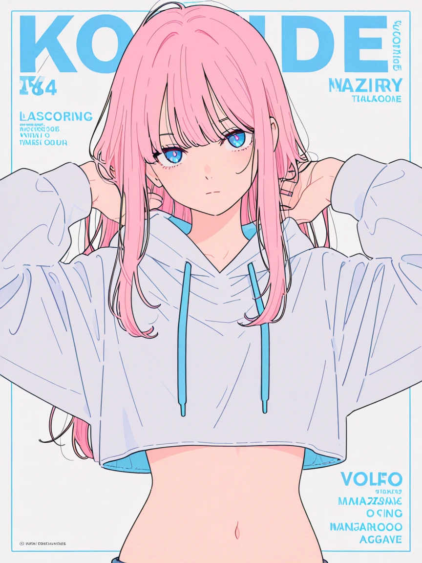 masterpiece, best quality, 1girl, solo, sitting, on bench, outdoors, beach, tank top, black tank top, blue shorts, pink hair, blue eyes, (smile), long hair, blunt bangs, multicolored hair, green hair, huge breasts <lora:Marushin-Style-resumed-000090:1>