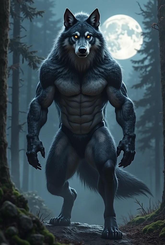 Werewolf, Muscular, Big Dick,