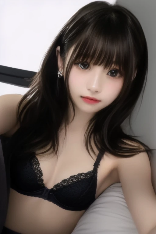 (masterpiece:1.3), (In 8K, Realistic, RAW Photos, Best image quality: 1.4), Beautiful Japanese Woman、(Random Hairstyles:1.2)、Small breasts、Highly detailed face、Eye for details、double eyelid、Naughty pose、Sharp focus:1.2、Beautiful woman:1.4、Light brown hair、highest quality、masterpiece、Ultra-high resolution、(Realistic:1.4)、((Model wearing a race queen outfit))、(Wet texture)、thin、Big smile、Long Hair、Straight hair、((Luxury hotel bed)、night、bed scene、(Slender model figure)、Naughty pose、((A shot of her legs spread apart to emphasize her lower body))