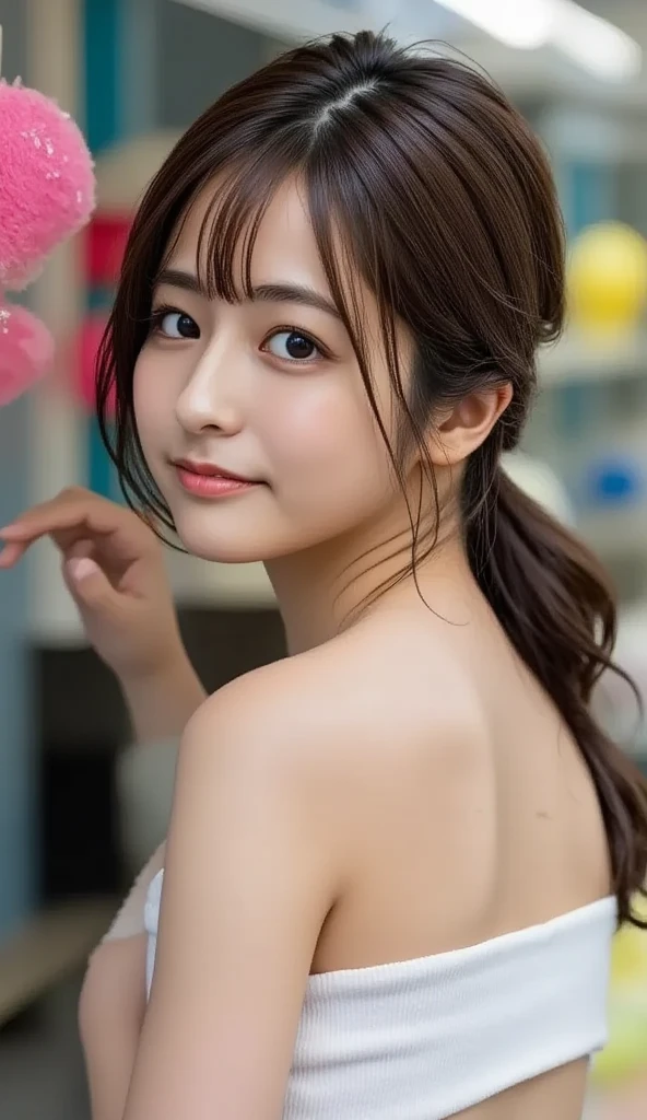 Ulzzang-6500-v1.1, (RAWphotograph:1.2), (Realistic:1.4), Beautiful detailed girl, Highly detailed eyes and face, Beautiful fine details, A 26-year-old woman from Iceland, Intricate details, Ultra-realistic, Hyper Detail, Skin Texture, Sunburn, It gives me goosebumps, Shiny skin, (was happy), ( (was happy), (Excited), (Joyful), , photograph, Realistic, 8k, Attention to detail,(head shot:1.5),Nice butt