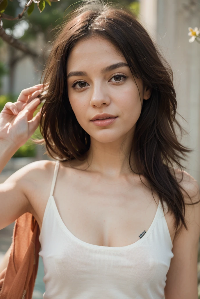 (best quality,4k,8k,highres,masterpiece:1.2),ultra-detailed,(realistic,photorealistic,photo-realistic:1.37),beautiful detailed eyes,beautiful detailed lips,extremely detailed eyes and face and hand,longeyelashes,ethereal beauty,graceful and elegant,flowing golden hair,extremely detailed hand,glowing flawless skin,black gown,soft rays of sunlight illuminating her,serene expression,celestial atmosphere,gentle breeze,warm golden sunlight,there are people in the background,natural beauty,harmonious color palette,soft pastel tones,dreamlike ambience,romantic and enchanting,traditional painting style,impressionistic strokes,magical aura,divine light,celestial glow,feminine power,subtle details,proud and confident stance,vivid colors,ethereal landscape,heavenly setting,serenity and tranquility,mesmerizing beauty,soothing and calming energy