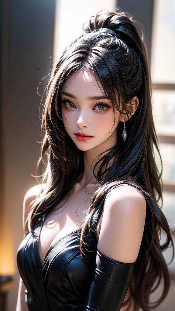 1 girl, Medium breasts, Eyes of the stars, (8K, RAW photos, High sensitivity, best quality, masterpiece, Ultra high resolution, realism: 1.25), blush, (Very Detailed CG Unity 8K Wallpaper, best quality, high resolution: 1.2), (Extremists_detailed, Ultra HD: 1.2), Perfect lighting, Unique, (1 girl: 1.4), (pretty girl: 1.2), Unreal Engine, Side Light, White hair, Fox ears, Purple Eyes, Perfect face, Delicate face, Perfect body, beautiful eyes, Pretty Face, (Bright skin: 1.4), Idol, (whole body), Red T-shirt, transparent,