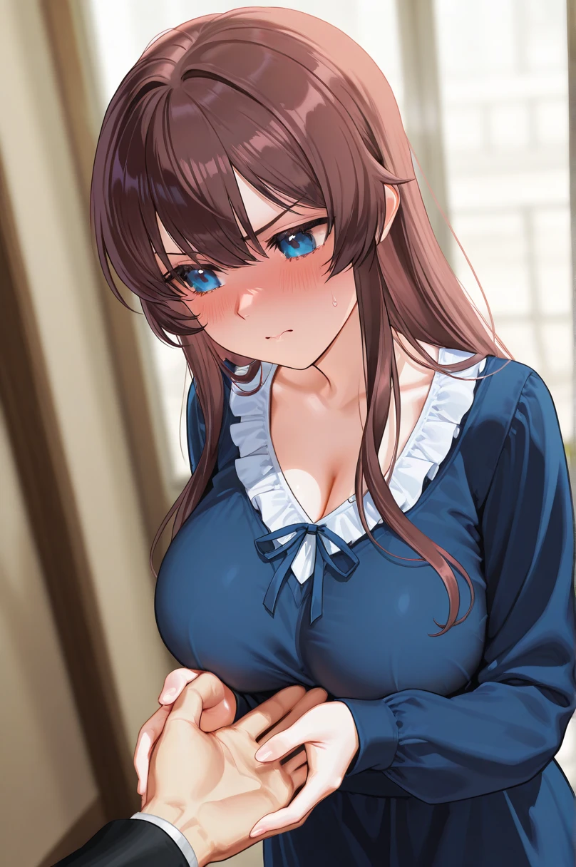 Big Tits　Embarrassed　Blushing