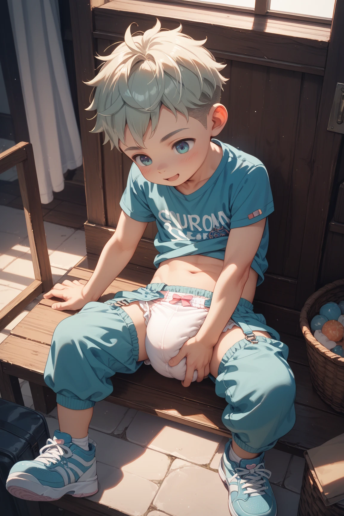 Shota、Children、5 year old boy、Small penis、testis、Anal、Asshole、Assholeが大きい、Assholeに大きなバイブを入れている、Masturbation、Erotic squatting、Big nipples、cute、Beautiful Boy、Sweating、A pleasant looking face、Tortoiseshell binding、BDSM、、非常にBig nipples、Pinch your nipples、