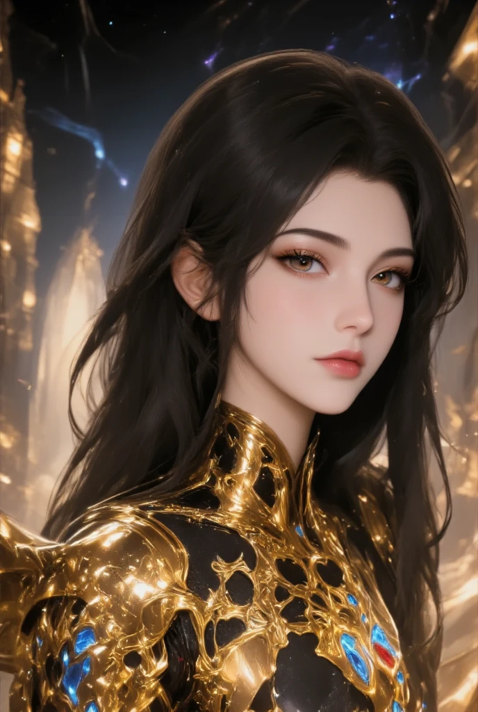 Amber-golden eyes