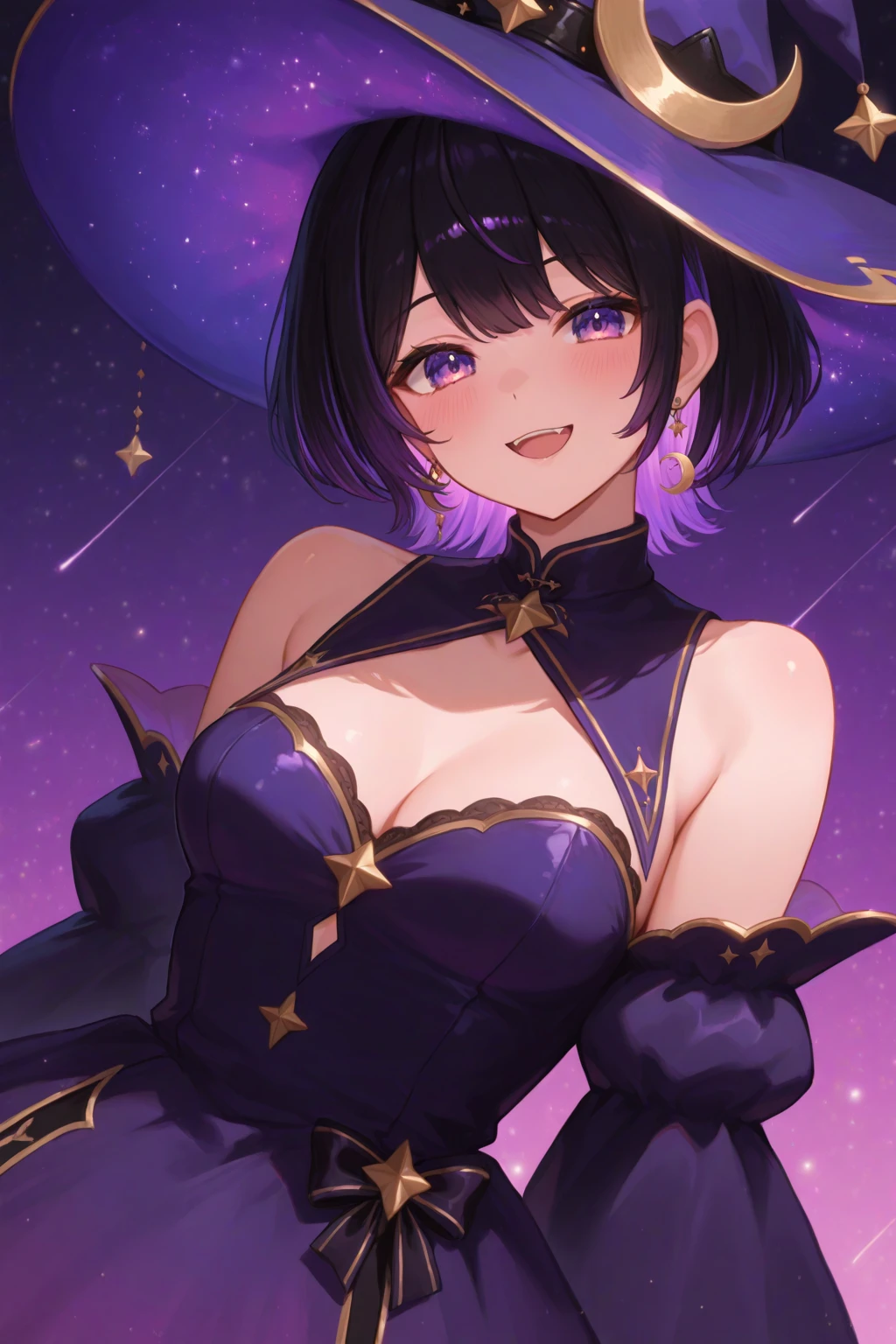 1 mature beautiful woman,(Highest quality,Extremely detailed depiction,Incredibly absurd high resolution,Anatomically accurate depiction,Curvy Legs),(Glowing Skin,Shiny skin),(Bewitching witch),(Sexy witch costume,High gloss latex,Black Pantyhose,Luxury accessories,Earrings,necklace,Bracelet),eyelash,(Pink Eyes,Half-closed eyes:1.3,Crazy Eyes,There is cleavage in the chest,Wicked Smile,Glossy lipstick,Flashy makeup,eye shadow,eyeliner,mascara,Seductive gestures),whole body