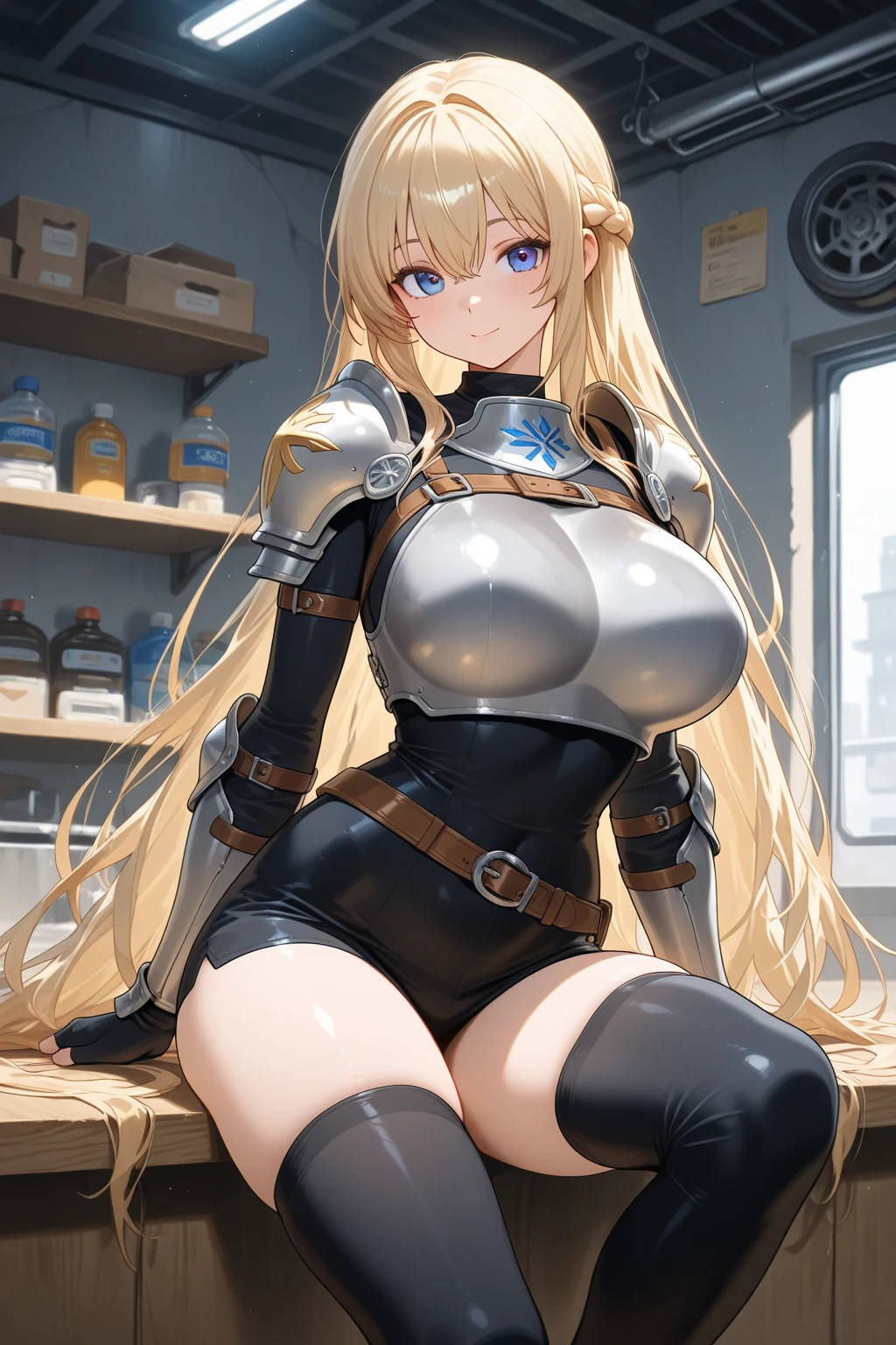 Very detailed、Highest quality、Best image quality、masterpiece、8k、(Two women next to each other:1.5)、(shoulder-length blonde hair:1.5、Medium Long Hair)、(smile、Open Mouth) 、(Hilarious)、(Big eyes)、(Beautiful and shining eyes)、(Detailed anime eyes)、(Puffy eyes)、(Big Breasts:1.8、necklace)、((SFW Huge Body:1.5))、(Wearing white bikini armor:1.5、White highleg panties、Arm Armor、Leg armor:1.5、Wearing a helmet:1.5)