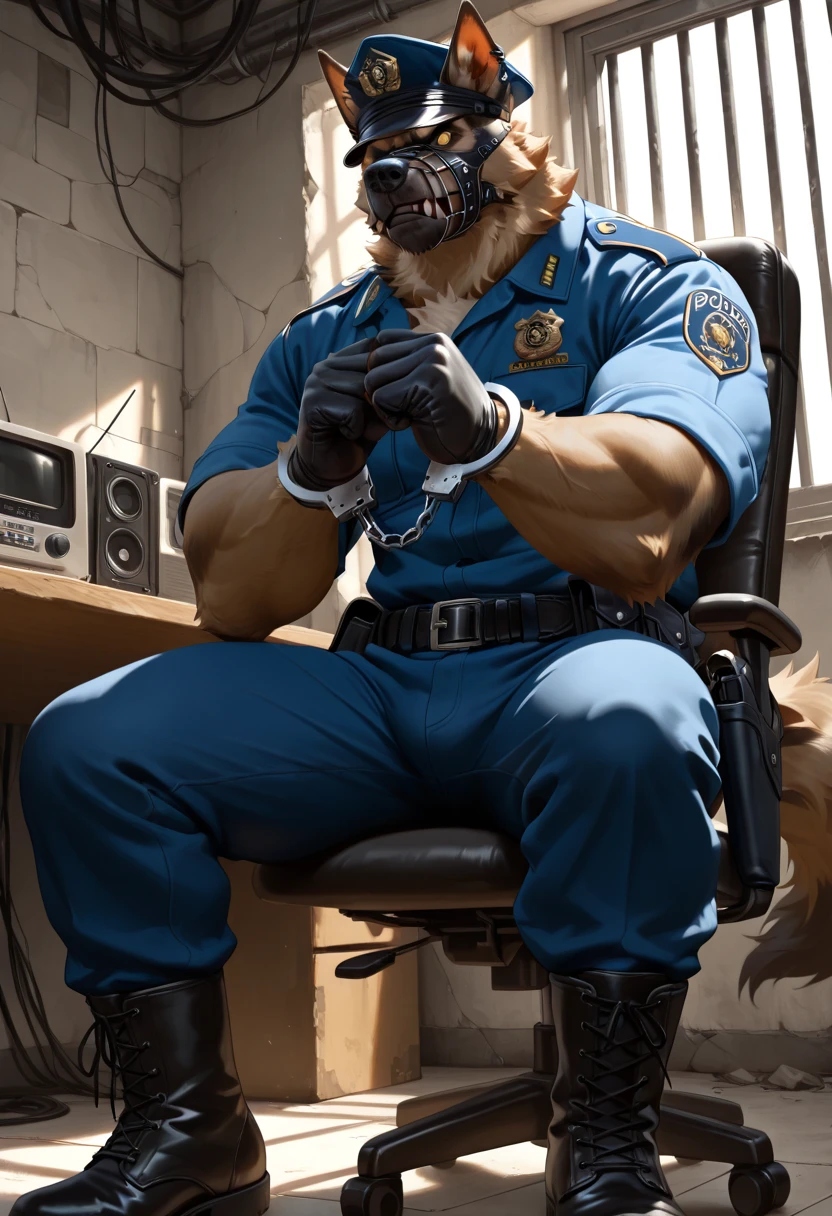 1 furry, (a big powerful lion guard, daddy, very detailed golden fur, black mane, anal insertion, inside a bathroom, orgasm face, clenching teeth:1.19), male, soft light, (photorrealistic rendering, detailed ferocious face, wearing black swat gear, detailed clothing textures, close focus on boots:1.21), solo, wearing black tactical boots, (photographic masterpiece, accurate long genitalia, erection, very detailed tactical boots, very oversized boots:1.61), (masturbating furiously, jerking off, orgasm, cumshot, erection:1.51), hyperrealistic, (photographic lighting, piercing eyes, squatting, wearing tactical gloves, focus on fully clothed, dildo insertion in ass:1.43), (side view, detailed boot leather texture:1.32), security guard, officer, (hyper muscular:1.2), focus on butt