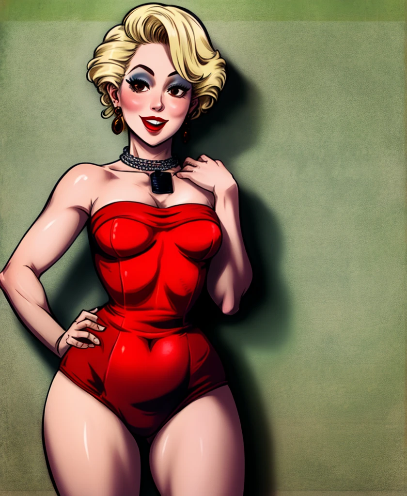 create a digital painting about Betty Grable: One of the most popular, her poster with her legs up became an icon of World War II, decorating soldiers' barracks.