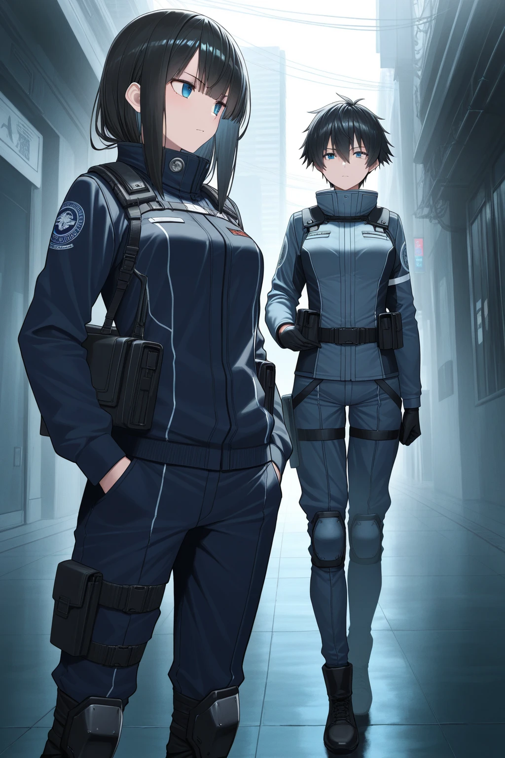 Highest quality, masterpiece, detailed,
Akira Yamamoto,
Mouth closed, A light smile,
Grey Hair, short hair, Red eyes, Ahoge,
Akira Bodysuit, Orange Suit, belt,
Are standing, Looking at the audience,
indoor, sf, cockpit