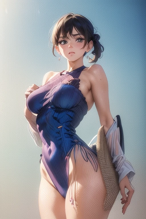 score_9, score_8_superior, score_7_superior, A masterpiece in 32K resolution,Highest quality,it is really amazing,Very detailed,Ultra-high resolution,(Ultra-realistic:1.5),(Realistic:1.5),Increased depth of field,Cinematic lighting,
Elegant Japanese MILF,
Long black hair,Ultra-detailed and beautiful face,(Gentle expression:1.1),Translucent white skin,(Realistic skin texture:1.3),
(Sexy Swimwear:1.1),
Bold design,Artistic design,Beautiful and detailed pattern,Detailed fabric texture,
Gorgeous necklace,Earrings,
Coastline at night,(Giant Moon:1.1),(Dark clouds floating in the dark night sky:1.1),
(Dramatic Angle:1.5),