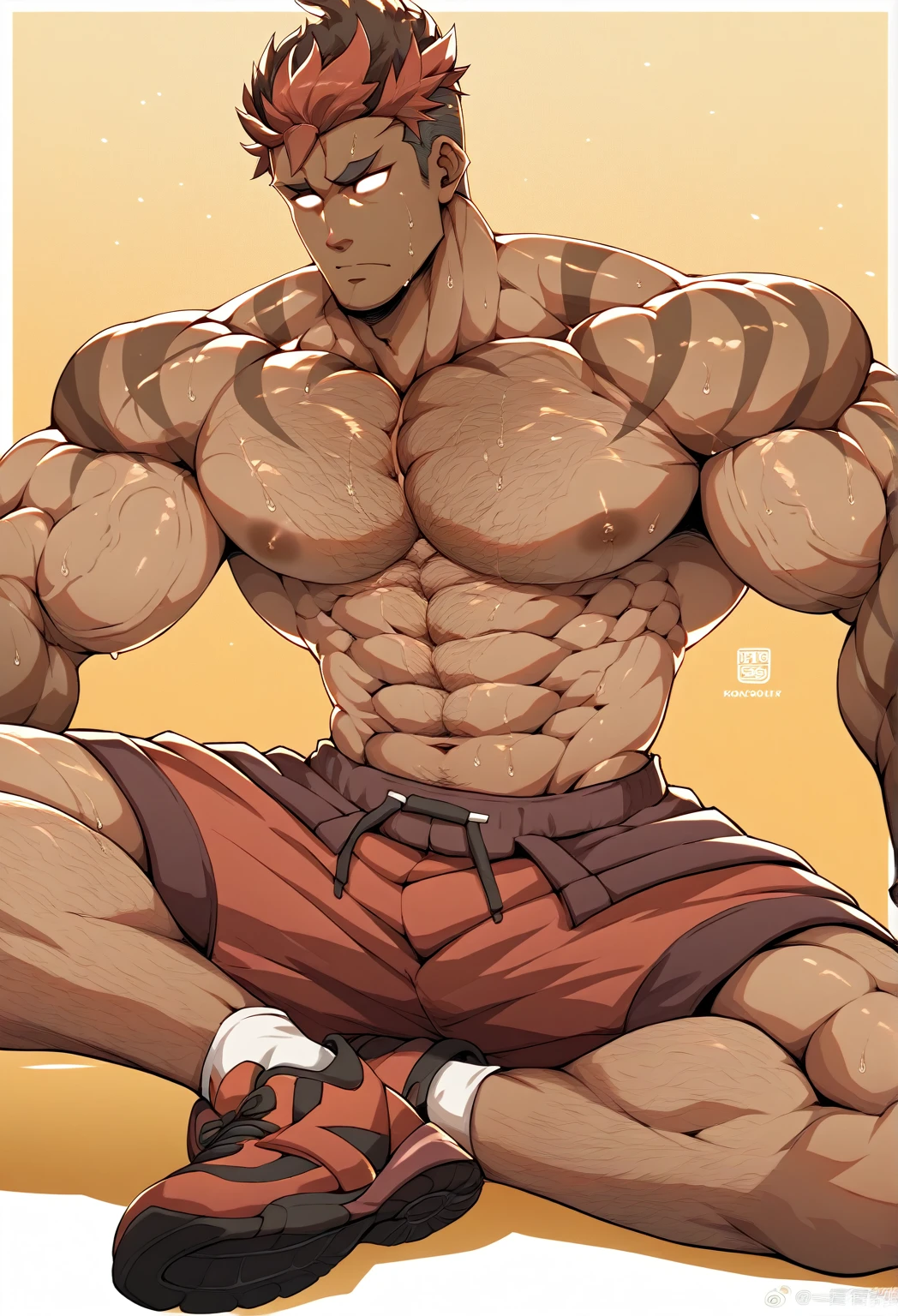 Japanese male model, adult, handsome, perfect face, detailed eyes and face, clean shaved, sixpack realistic, white eyebrow hair, white eyelashes, dynamic lighting, unreal engine 5, hd picture, satoru gojo, white hair, short hair ,hair between eyes ,blue eyes, white skin, deer antlers