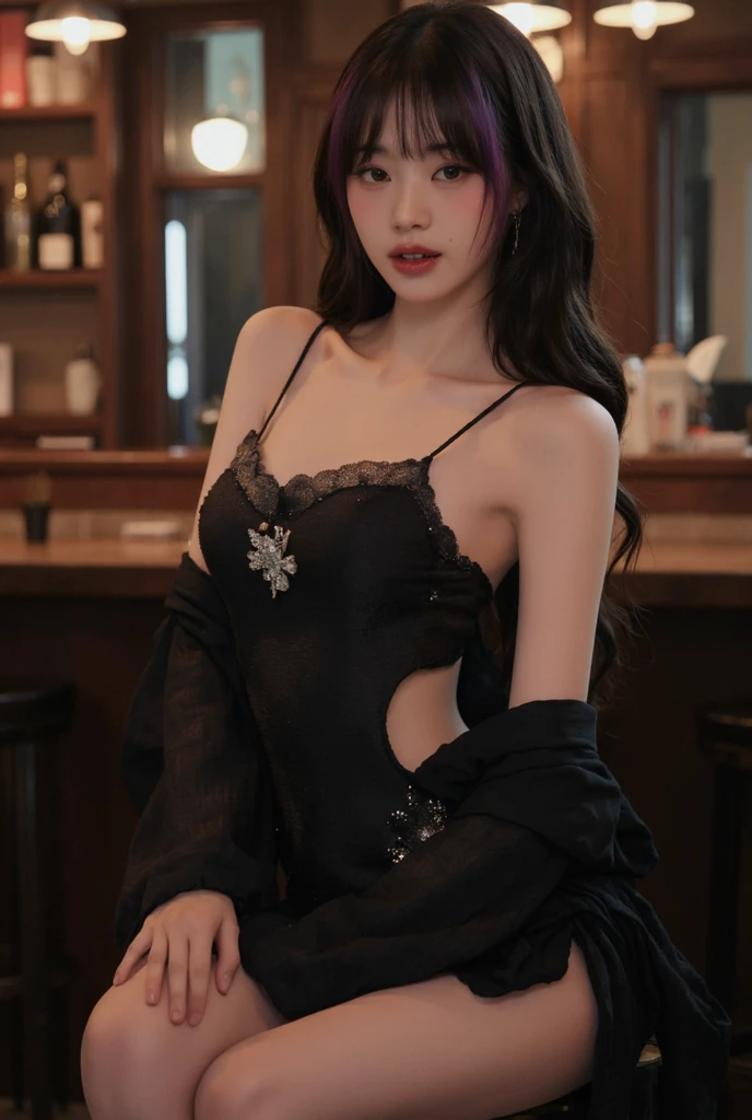 Very beautiful and shining eyes、1 girl、huge chest mouth、saliva、between strands、Prisoner of Abrora、torn cloth collar、fetters、slave、chainetter、thigh、in the hustle and bustle of the city、A male university student squatting backwards with his legs open、chained、Apply body oil all over your body、revealing costumes、professional writing、pantyhose,nipple protrusion