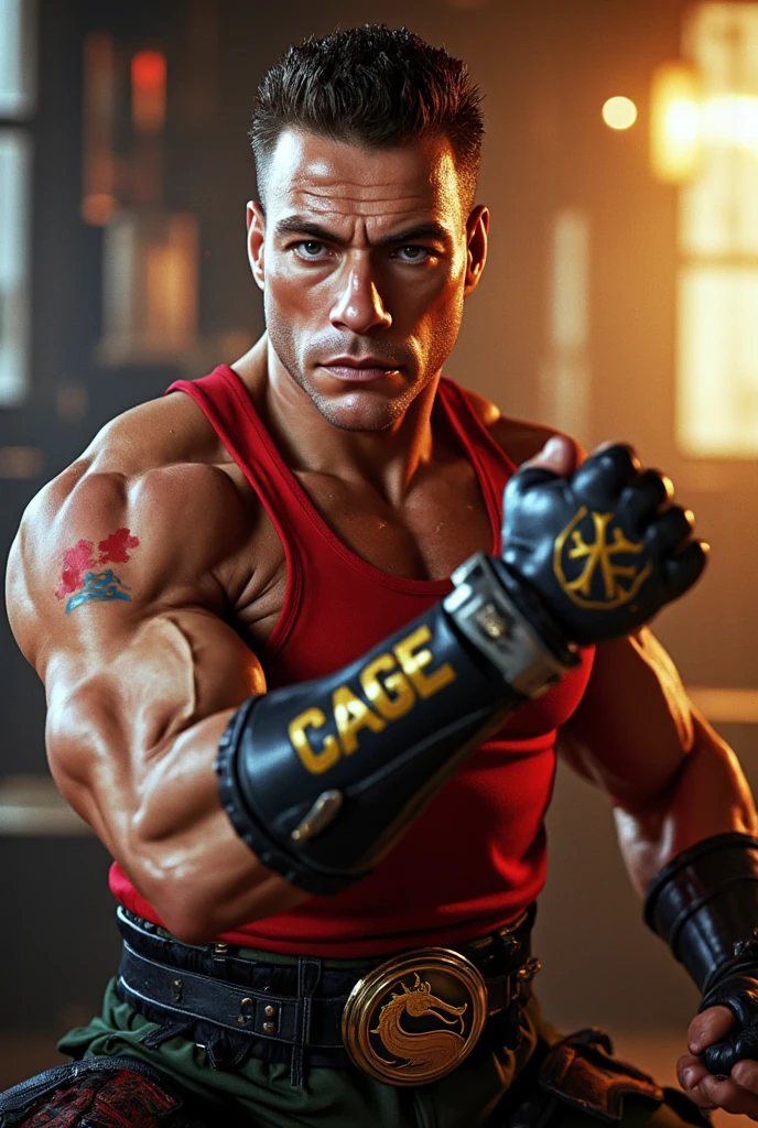 A Thailand fighter, muaythai, serious