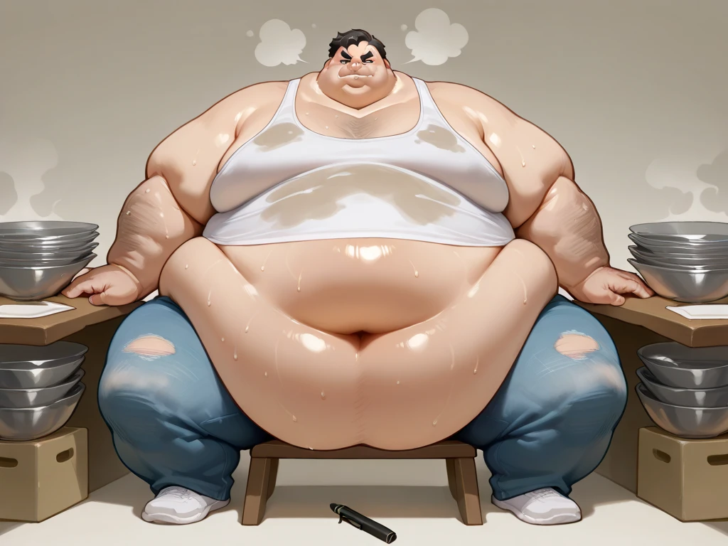 Fat boy feet