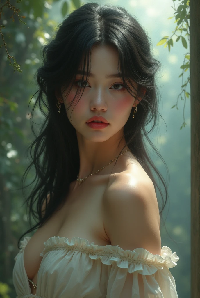 (masterpiece,Highest quality:1.4),(8k,RAW Photos,Photorealistic:1.4),Ultra-high resolution, ,(Glowing Skin:1.4),Detailed肌,Detailed顔,Detailed目,(Beautiful and shining eyes:1.2),Symmetrical eyes,Detailed耳,One person,Natural Makeup,(((Idol))),,Detailed背景,Vivid background,Beautiful and shiny hair,,((Average teenage breasts)),,(Detailed Goddess of Norse mythology,Sexy Costumes,Mystical temple,full body),Beautiful Asian face,((Sharp Face)),Natural light,sit,(Very detailed ,,online shopping,LUMINE® Market,),real,,Professional,(Detailed,Location was great.),