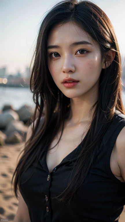 8K, highest quality, masterpiece, realistic, ultra detail, photo realistic, Improvement of quality, 
Portrait of a young woman, Intricate artwork by Joaquín Sorolla, soft natural light, 85mm, Sunshine on her face, cinematic lighting, Luminal reflexes, photograph, wonderful environment, hyper realism, CGI, octane rendering, Ray tracing seems to work
