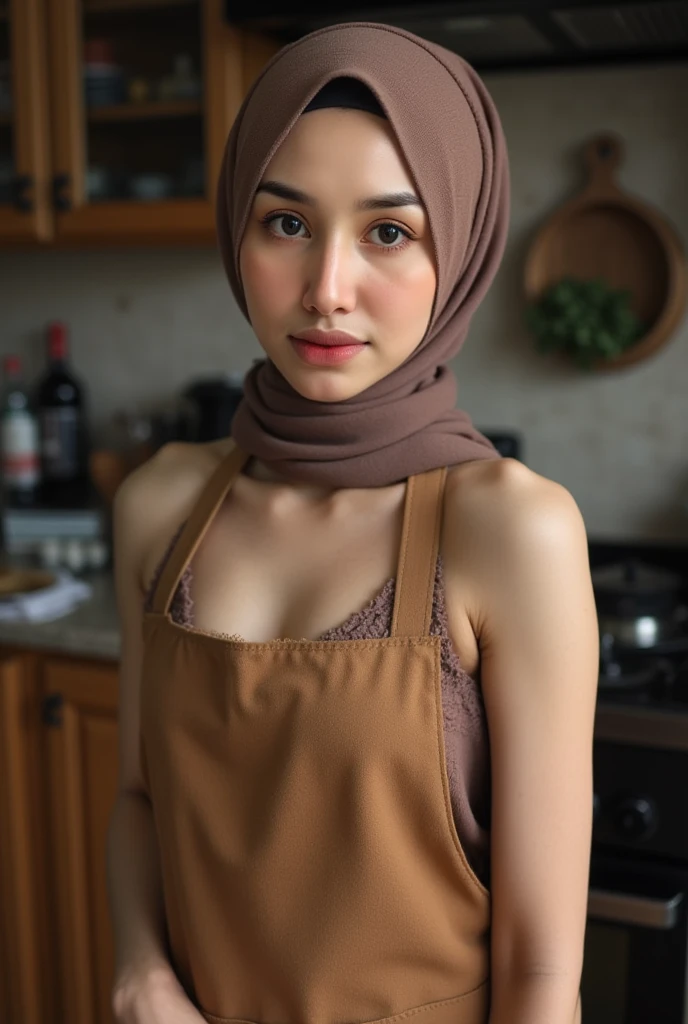 (((HIJAB MALAY GIRL))), masutepiece, High quality, UHD 32K, Realistic face, Realistic skin feeling , A Japanese Lady, 8 years old, , Very cute and baby-like face, (((FLAT CHEST))), (MATRIX WORLD), ((look In front  at the camera and SADNESS)), (((CUTE GIRL))), ((WEARING LINGERIE)), ((RED LIPS)), GREEN FLUORESCENT, ((CHUBBY)), (undress, heavy work in the iron welding workshop, wear a safety gas mask, wear a safety vest  