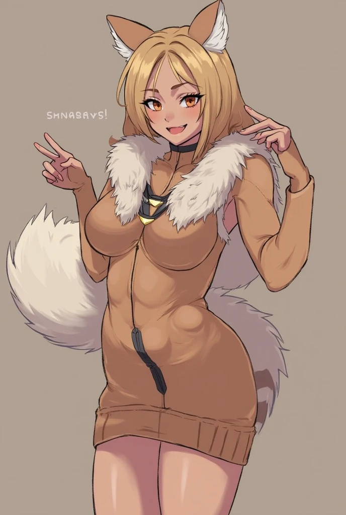 ((Flareon)), anthropomorphic, big boobs, big ass, pokemorph, (((1girl))), (((black bra))), (black panties), cute and sexy, slender, red skin, long legs, smiling, wedgie