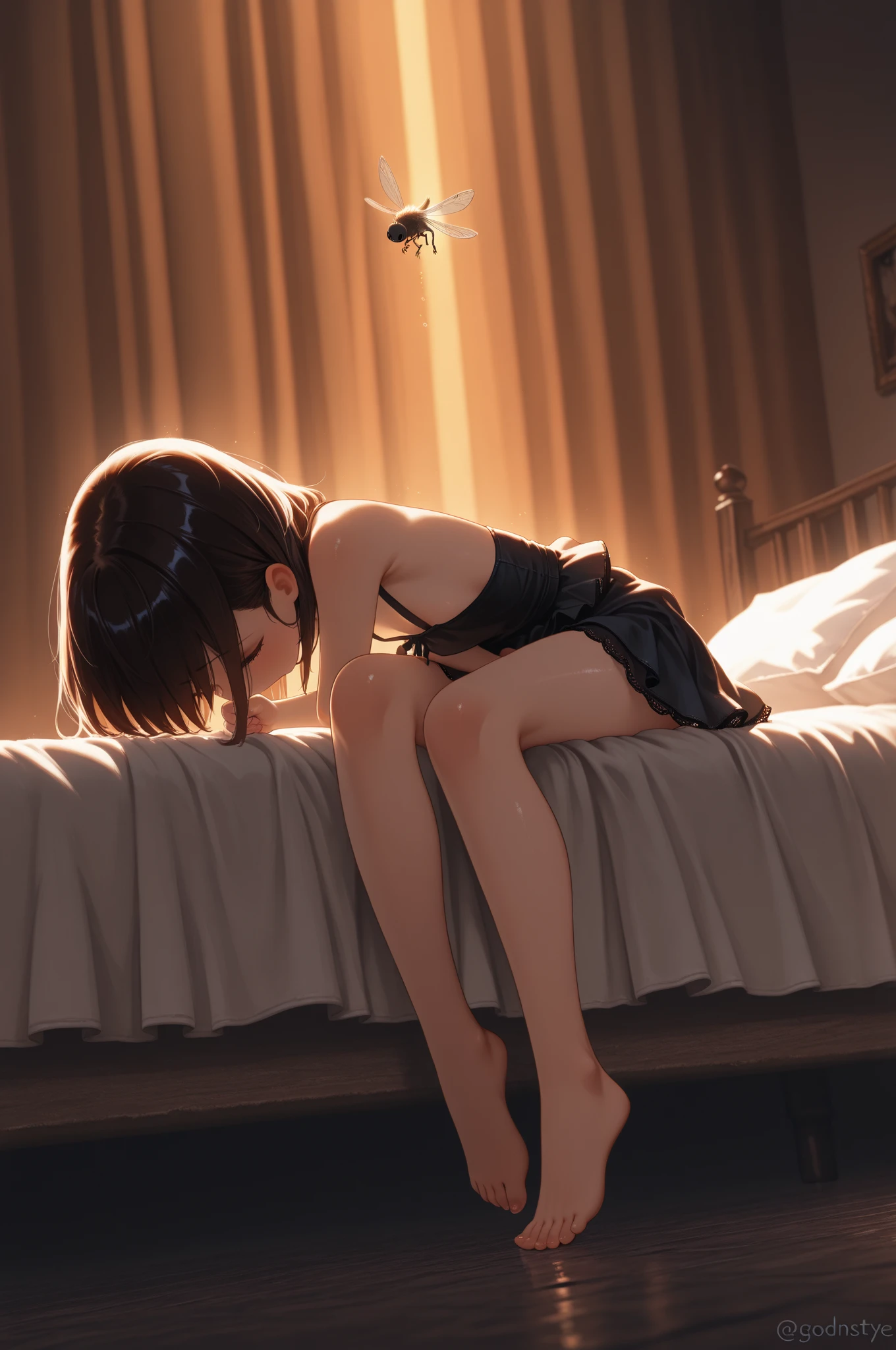 A woman wearing a white backless dress，He wears black stockings on his legs，Exposing the abdomen，The figure is good，The head is not exposed，The is very detailed，[ 4K realism ]!!, [ 4K realism ]!!!, [ 4K digital art ]!!, Realistic shadow perfect body, realisticlying!!!!!!! art-style, photorealistic anime, by Shitao, Popular topics on cgstation, Casual pose, realistic anime 3D style