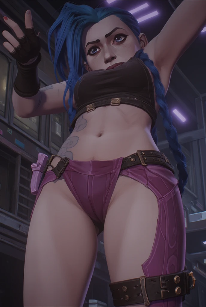 sombra, purple hair,  purple eyes,  mole under eye, open mouth, tongue out, winking, horny
elbow gloves, slingshot_bikini, nsfw   light smile, small breasts, cameltoe
squatting, spread legs, looking at viewer, sexy pose
day, city,  outside, nsfw 
(insanely detailed, beautiful detailed face, beautiful detailed eyes, masterpiece, best quality), 1girl,
cyberpunk,  