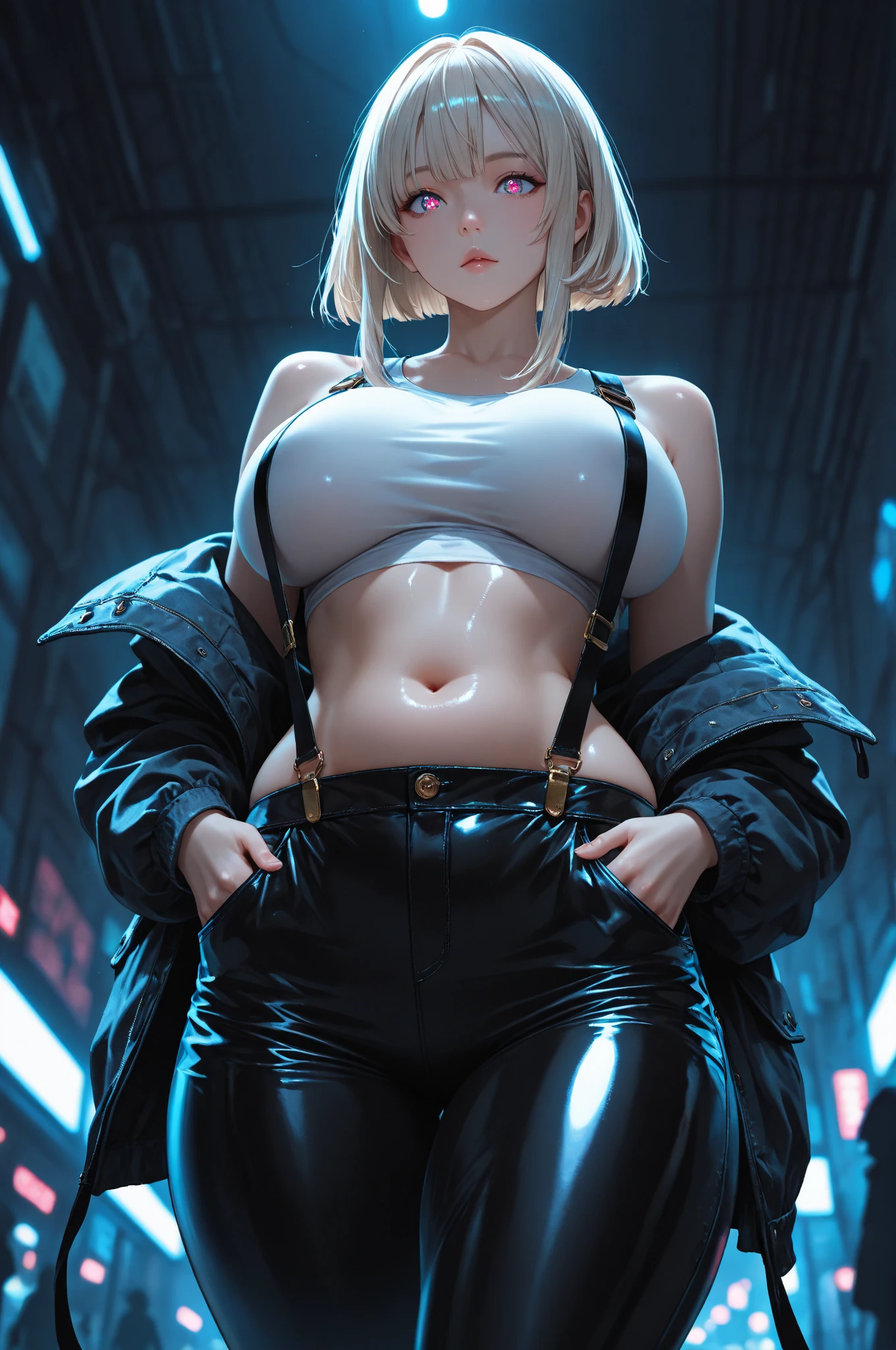 (Photoreal: 1.4), (Hyper-Realistic: 1.4), (Realistic: 1.3), (Smooth Lighting: 1.05), (Improved Cinematic Lighting: 0.9), 32K, 1 Girl, 20 Year Old Girl, Realistic Lighting, Backlight, Face Light, Ray Trace, (Whitening Light: 1.2), (Image Enhancement: 1.4), ( Top Quality Real Skin: 1.4), Narrow Eyes, Fine Face, Narrow Eyes, (Body Line Mood Increase: 1.1), Oversized Breasts, Big, (Skin Texture Enhancement Beauty: 1.1), Close School Swimsuit, Thighs, Protruding Nipples, Crotch