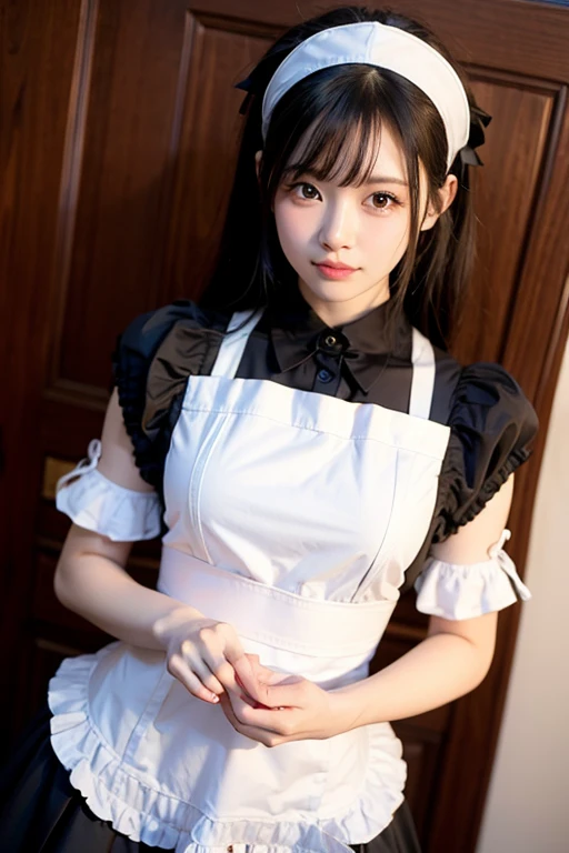 Photos taken by a professional photographer，Live Action，4K､two women wearing Maid clothes, Animated maid riding an early tank, Artorian Pendragon, Fate-like anime style/Stay Night, Fate Grand Order, Maid clothes, Naughty anime style, Azur Lane Characters, Naughty style, Full Body Commission, , Naughty, Maid clothesを着た女の子