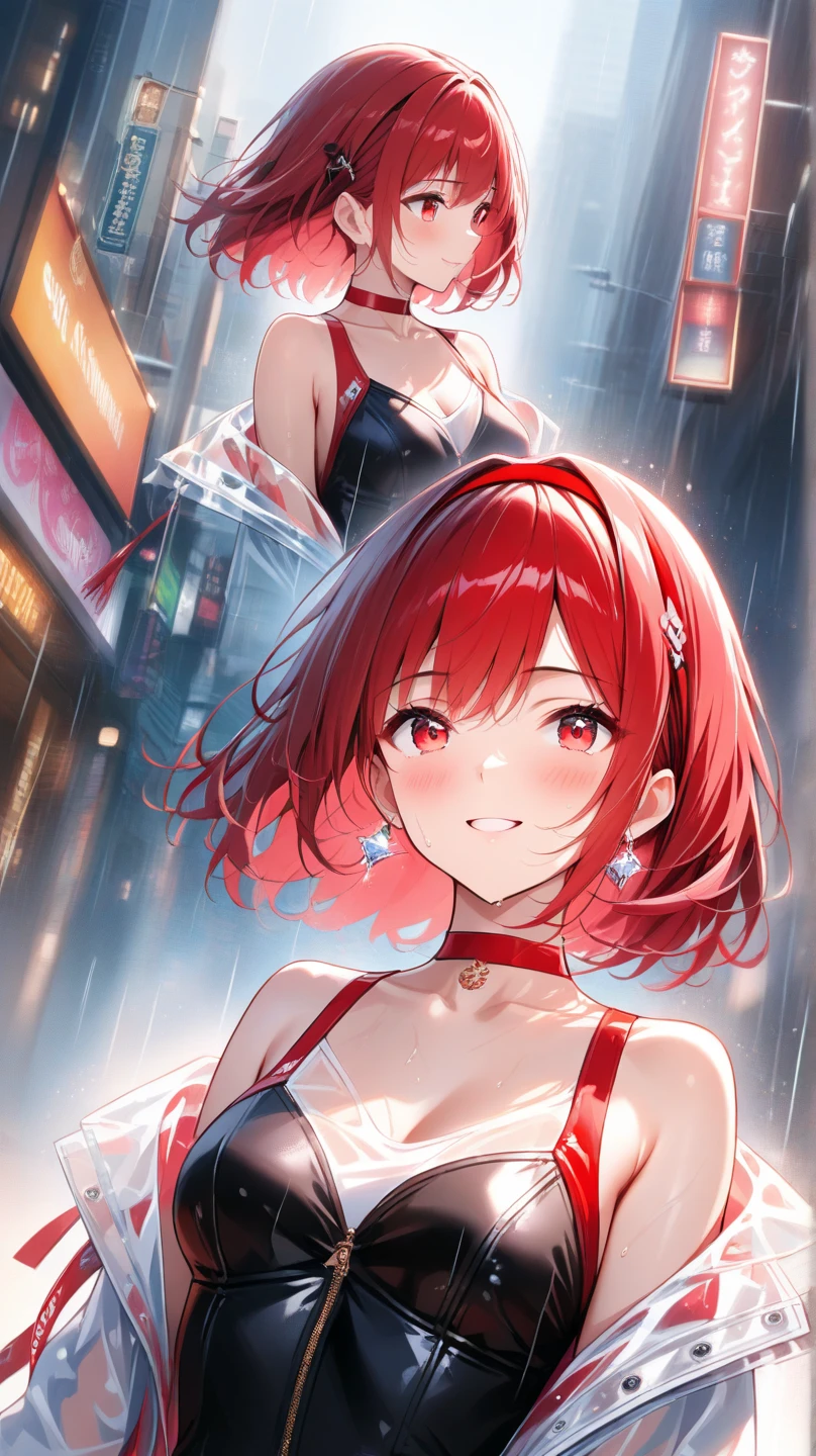 Highest quality、High resolution、Detailed Background、Beautiful face in every detail、Teenage beauty、Highly detailed face、Huge breasts、Perfect body line、Light color hair、Bobcut、ponytail、Fun atmosphere、Spain、Festival、tomato、La Tomatina、Bunyol、夏Festivalり、tomatoFestivalり、Enthusiastic atmosphere、Excited、Under the summer sun、
(3人の少女たちがtomatoFestivalりに参加して思いっきりtomatoを投げ合い全身真っ赤に染まる:1.5)、
街全体がtomatoで真っ赤に染まる、街全体がtomatoで覆われ、A sea of red、tomatoを投げ合いながらも楽しんでいます、Lively、tomatoの雨降ってきた、bright red face、Sweat and smile、tomatoまみれ、sense of exaltation、tomatoの雨、bright red face、cute