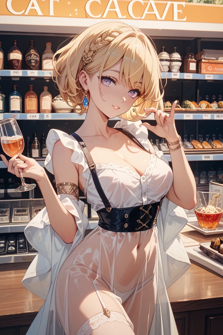 (masterpiece, best quality), best quality, best resolution, (ultra-detailed), (3heads:1.5), 1girl, (goutokuji mike1.3), masterpiece, best quality, ultra quality, ultra resolution, ultra detail, white top, crop top, ((stomach)), midriff, ((groin)), white skirt, normal ears, shackles, white hair, very long hair, wavy hair, sidelocks, orange eyes, detailed eyes, parted lips, sweat, cute, toned belly, hand on own chest, eyelashes, (23 year old woman:1.3), (masterpiece:1.5), (best quality:1.5), (beautiful detailed extremely detailed CG, extremely delicate and beautiful, depth of field, (finely detailed face), (perfect details:1.2), (mature female:1.4), wide pelvis, slender, large veiny breast, 16k resolution, highres, high quality, high definition, extremely detailed, masterpiece, best quality, white hair, long hair, alluring presence, braid, short skirt, close up, big , young, multicolored hair, streaked hair, cat girl, cat tail,