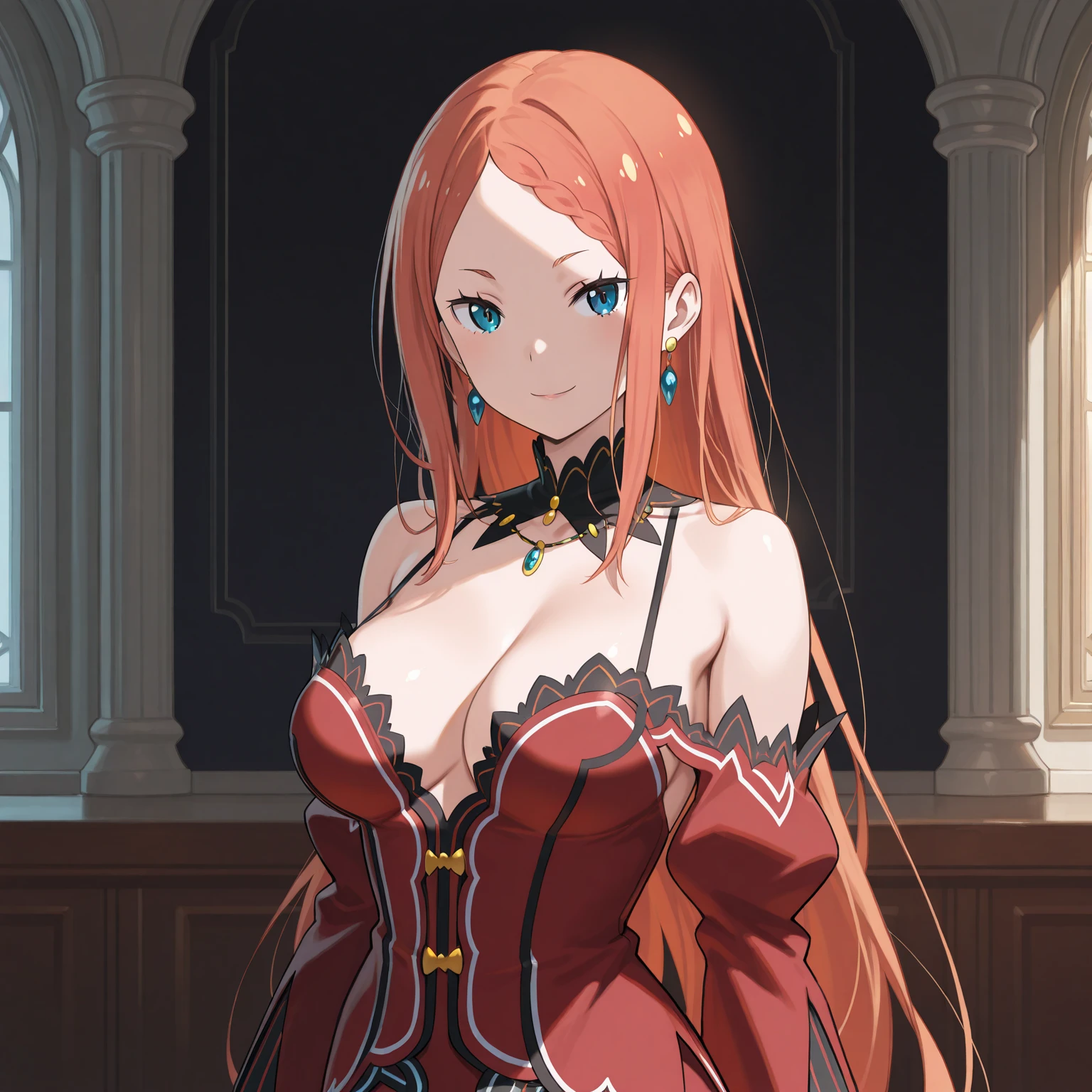 Make a gorgeous sexy, red-haired, blue-eyed woman in a warrior outfit unleashing a super magic from her sword against a gorgeous ninja in ruins of a castle, cores vibrantes, contraste e brilho perfeito, estilo cinema, 16k, super atraente[(Fundo transparente: 1.5)::5],(((obra-prima))),(((melhor qualidade))),(((extremamente detalhado))),illustration, 1girl,solo,misterioso,cor viva,brilhante, transparent underwater sealed hemispherical glass dome, (cabelo branco),(olhos roxos), corpo inteiro, bare foots, cabelo longo natureza tranquila, koi,deep underwater, Dome,close up,Dynamic actions,perspectiva da lente,(((Composition of the box)),sit cross-legged and lean against the bookshelf, volumeric lighting, olhos multicoloridos, olhos detalhados,  hiper detalhado, sorriso leve, altamente detalhado, bonito, pequenos detalhes, ultra detalhado, melhor qualidade, intrincado, 4k, 8k, trending in the artstation, boa anatomia, beautiful  lighting, premiado,