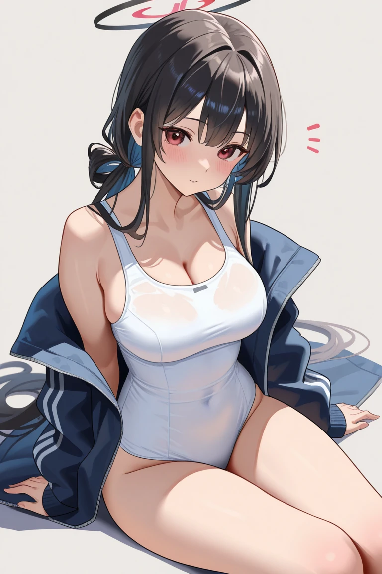 Anime girl in bikini,Jackets and bags, Kantai collection style, Anime moe art style, realistic bikini, Attire: Bikini, ecchi anime style, seductive anime girls, in a bathing suit, made with anime painter studio, anime full body illustration, azur lane style, Junko Enoshima, Smooth anime CG art