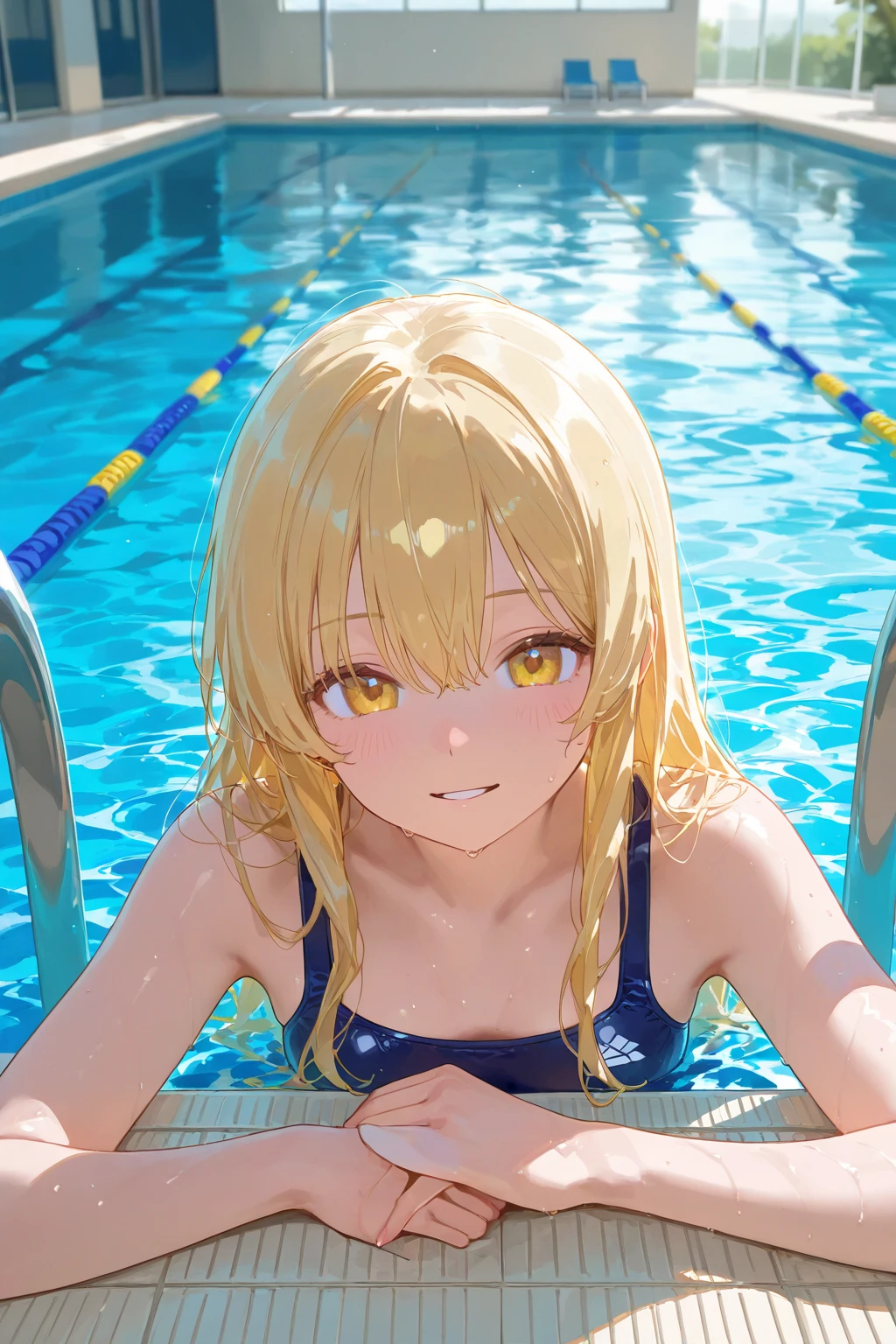 (distant landscape of gorgeous cruise ship poolside, outside, open sky :1.5),(moonlight:0.4),
BREAK
nsfw:1.6, body has two arms, two legs and one head, (Each hand and toe have a thumb and four fingers),Top quality:1.2, best quality:1.6, ultra high resolution, masterpiece:1.5 ,4K, 8K, 32K, detailed lighting, shaders, perfect anatomy, perfect proportions, highly detailed, ultra detailed, super detailed:1.2, perfect eyes, perfect face, very delicate and beautiful, illustration, sharp focus, very beautiful and detailed anime face, very detailed eyes, cute:1.4, impressionistic:1.2, blurred background, accurate depiction of arms and hands:1.4, accurate depiction of foot:1.4, Accurate human skeleton drawing:1.4, Anatomically correct human body:1.4,sexually attractive body:1.2,
BREAK
(Gorgeous young white girl),(beautiful blue-green eyes:0.7),(Perfect proportions:1.5),(thin waist:1.2),(slender body:1.3),(beautiful big breast:1.5),(pink small nipples:1.5 ),(beautiful buttocks:1.2),(trimmed pubic hair:1.4),
BREAK
(Beautiful pale white blonde hair:1.4),(straight shoulder length hair:1.5),(bangs swept to the side and showing forehead:1.4),
BREAK
(Happy smile:1.2), (embarrassed:0.6),(natural makeup),(perfect beautiful face:1.2),(perfect white tooth),
BREAK
(Nude:1.6) ,( very realistic depiction of skin texture:1.4),(pale skin:1.3),
BREAK
(Floating back down in the pool:1.7),(legs up:0.8),(breasts up shot:1.4), (profile:0.8),(from front:0.4),BREAK (white choker:1.3),(necklace, bracelet :1.3),
BREAK
(Perfect hands and fingers),(perfect white balance),(perfect contrast:1.3),(dark lighting:1.2),(professional photographer:1.2),