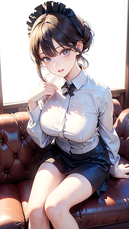 girl, Sweat, vapor, Medium Chest, shy, Beautiful Hands, A light smile, Looking at the audience, Randomly change the color of the outfit,Perfect hands,Perfect legs,Perfect Fingers