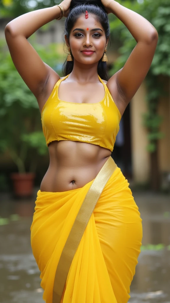 Anushka Shetty, curvy, British, 20s, smile, kitchen, Emma Watson naked