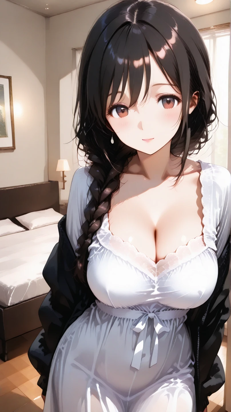 NSF,(Realistic:1.5),Realistic, Rendering with Octane,(超Realisticな:1.2),Thick thighs,Wide Hips,Huge thighs,Sitting,On the bed,Breast Press, White socks on the thighs,(Skin dents:1.3),(Photo-realistic faces:1.2),(4 Girl:1.4),(Huge cleavage:1.4),Thick eyelashes,Long eyelashes,Double Tail,Blonde Hair,Hair Ribbon,Arm belt,Choker Necklace,topless,(Skin dents:1.3),(Pink Lingerie:1.3),highest quality, 1人のgirl, (street:1.3),indoor,Dynamic pose,Multicolored Hair,Striped Hair,Hair Ribbon,hair band, smile,Opened lips,Displaying the viewer,Sharp focus,(8k), (4K),Very long hair, (masterpiece), (highest quality), Fantasy, Very detailed, complicated, Super detailed, (Perfect Face), figure,Soft lighting,(mirror illumination:1.4),blue eyes,Ridiculously long hair, 4K, highest quality, girl, 16 years, Black Hair, Red eyes, erotic, sfv, sexual harassment、Camel Toe、Giant tit、Nipple Puffs、Cleavage、Plump、Super big breasts、Super big butt