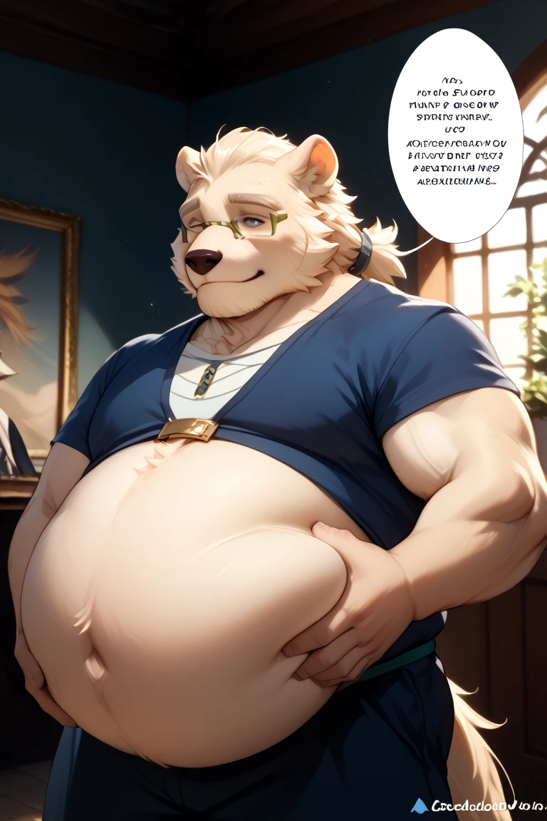 Licho, (soft shading), 4K, Hi Res, ((detailed face, detailed eyes, detailed)), (full body), by zackarry911, by zaush, (by personalami:0.5), plump, belly, fat, glasses, solo, short hair, 1boy, jewelry, masculine focus, thighs, bracelet, feet out of frame, thick thighs, beads, Nipples, big balls, cumerate penis, Cumming inside his underwear, nsfw 